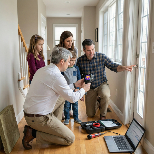 Vor Ort Termin bei einer Energie-Beratung